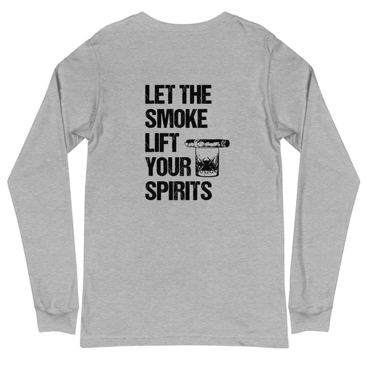 Lift Your Spirits | Smoke and Cask | Unisex Long Sleeve Tee