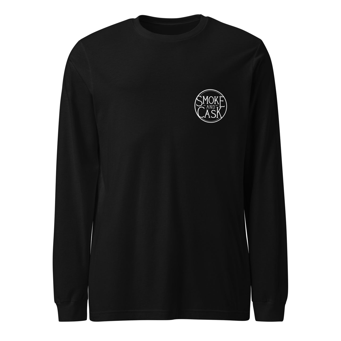 Circle Logo/SC Back | Smoke and Cask | Unisex Long Sleeve Tee