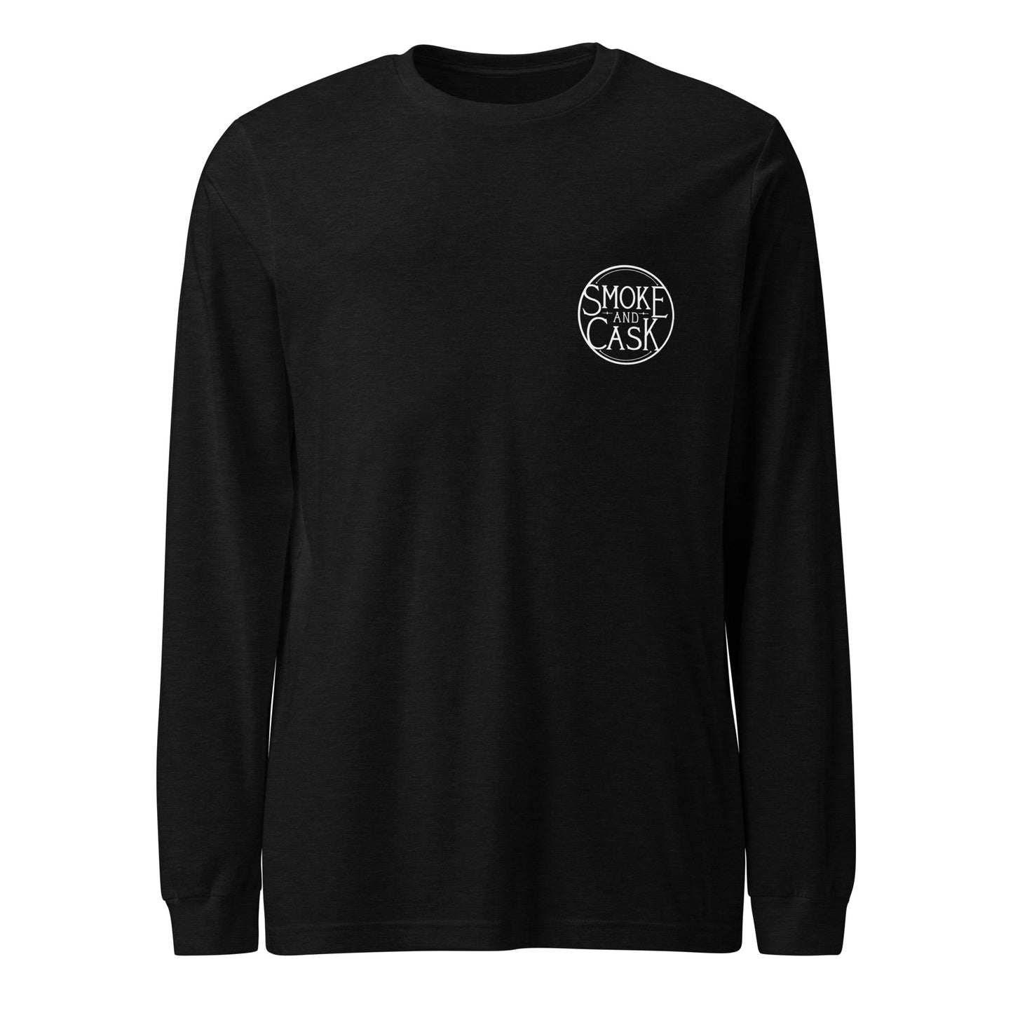 Circle Logo/SC Back | Smoke and Cask | Unisex Long Sleeve Tee