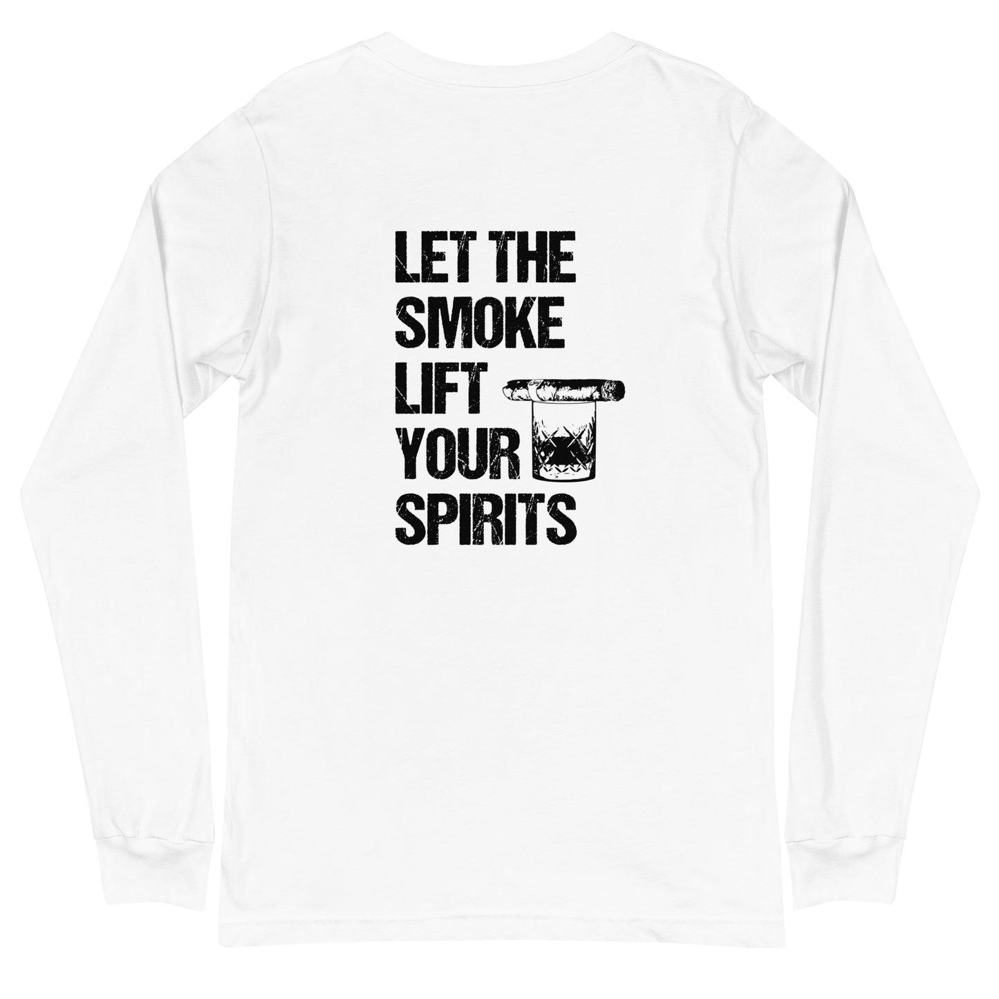 Lift Your Spirits | Smoke and Cask | Unisex Long Sleeve Tee